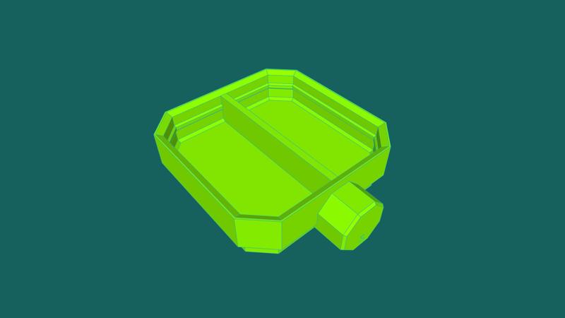 Remix of 1x1x0·25, Push Fit, No Base Holes, 1 Divide