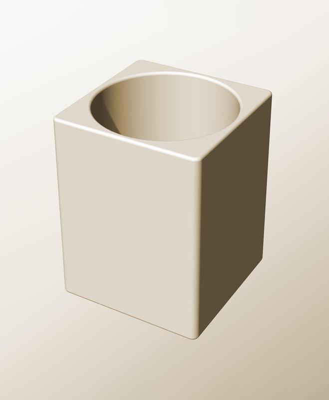 CS96-130 Stacking module bin for modern home decor 3d stl file