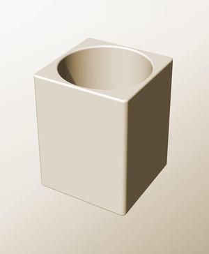 CS96-130 Stacking module bin for modern home decor 3d stl file