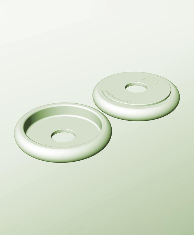 CR128-25-P Modular Stacking pierced container for home decor
