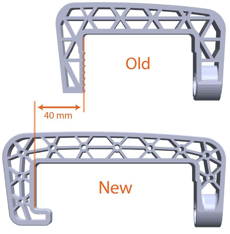 Logitech G920 / G29 / G27 Clamp Extention