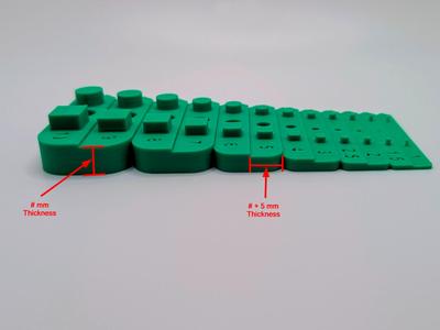 Design Sizer single piece – 1 – 15 mm thickness