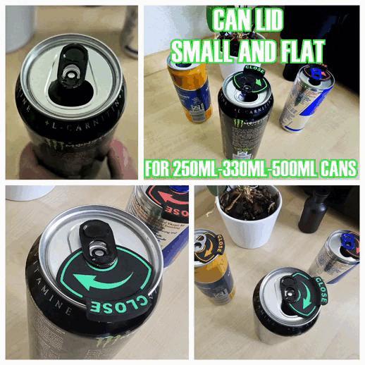 Can Lid "SMALL AND FLAT - CLOSE"