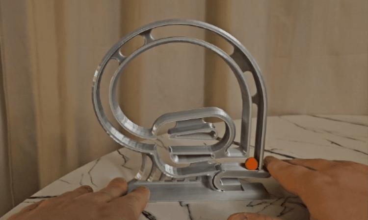 Crazy Skeleton Marble track! - Print in place!
