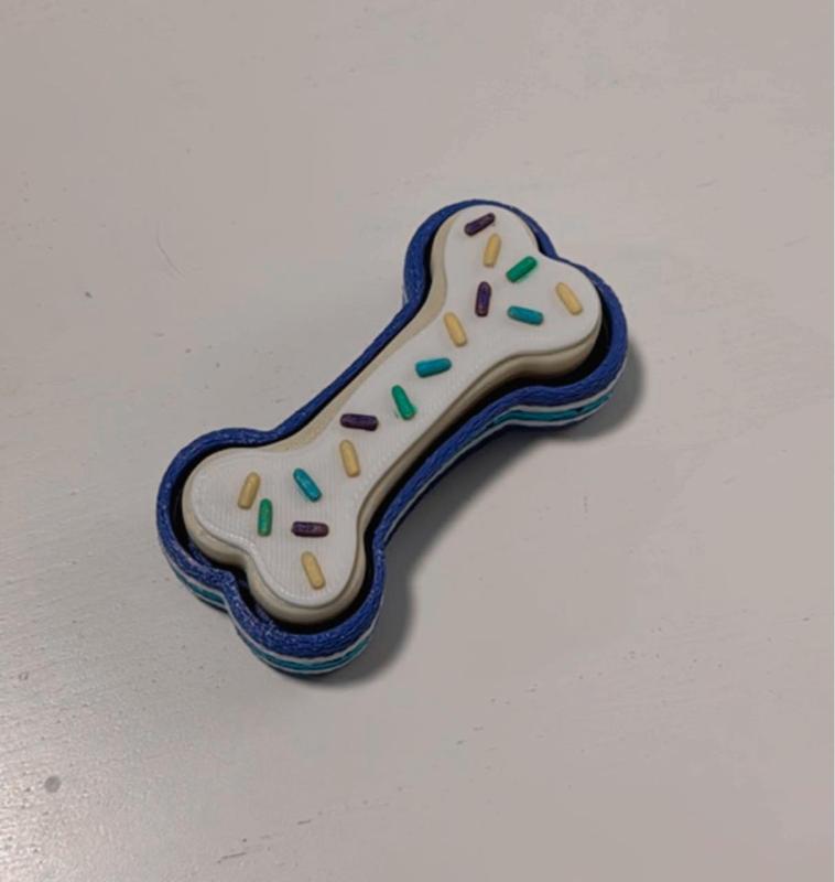 Dog Bone Treat Clicker Fidgets