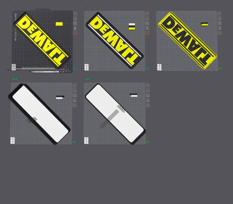DeWalt Logo Lightbox LED Lamp