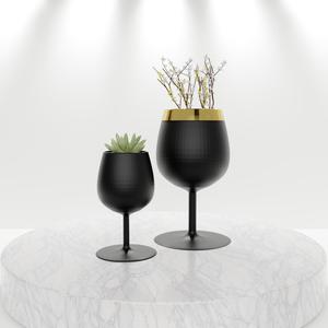 Modern Vase Wine Glass 