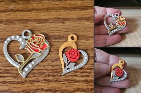 hearts jewel pendant