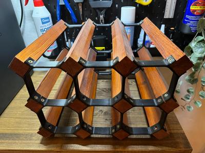 Wine Rack DIY parametric suitable for IKEA Kallax