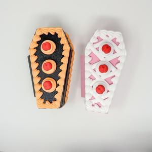 Kitschy Halloween Coffin Cake Box