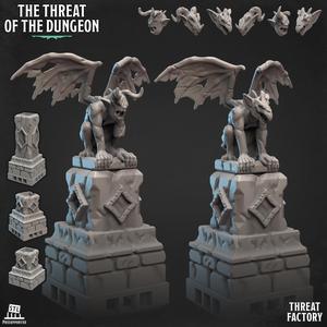 Gargoyle statues (inanimated)