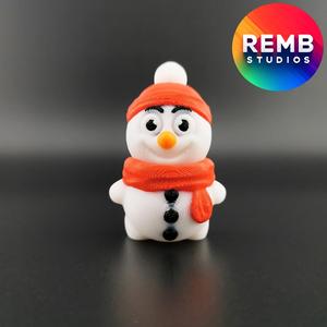  Flexi Snowman | Print in Place | NO Support | Christmas Design