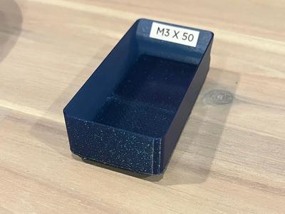 1x2 Short Vase Mode Gridfinity Bin With Magnets
