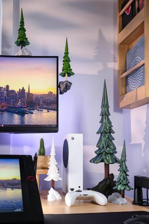 Stylized Pine Trees