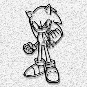 Sonic the Hedgehog wall art Movie fanart decor