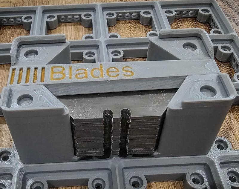 Gridfinity Utility Knife Blade Storage