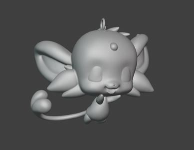 Espeon chibi for keychain