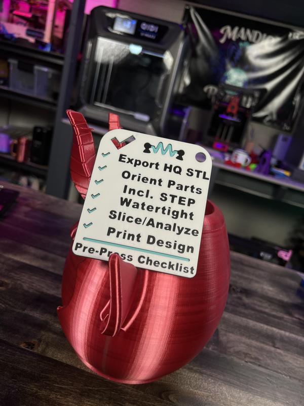 3D Design Checklist - Model like a PRO!