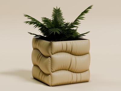 Cloth Plant Pot -Let's Get Wavy (Com. Lic.)