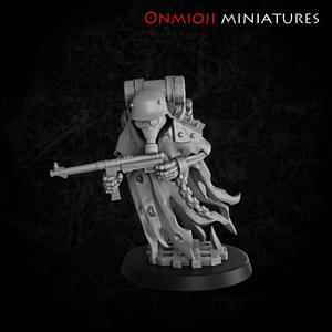 Undead soldier with gun