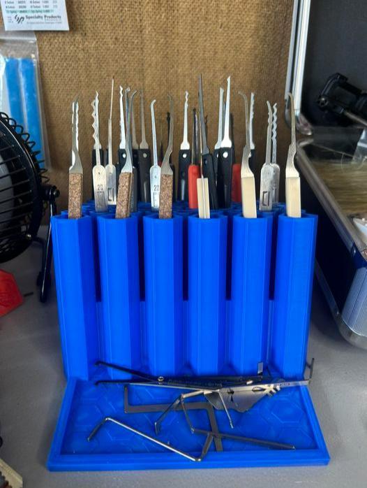 Padlock Pick Holder! Tensioners. Picks ect. 