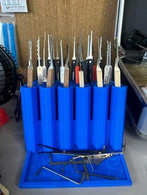 Padlock Pick Holder! Tensioners. Picks ect. 