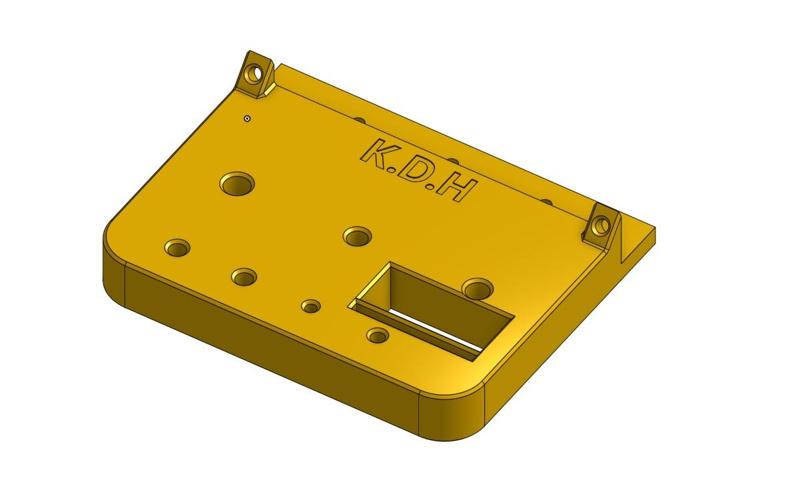 Screwdriver Holder with spot for Stanley Knife