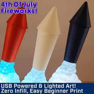 Fireworks! - Lighted Indoor/Outdoor Art Sculpture