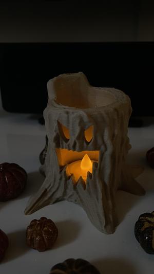 Halloween Tree Stump