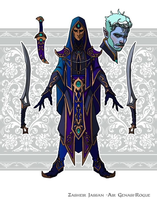 Zasheir-Air Genasi-Swashbuckler