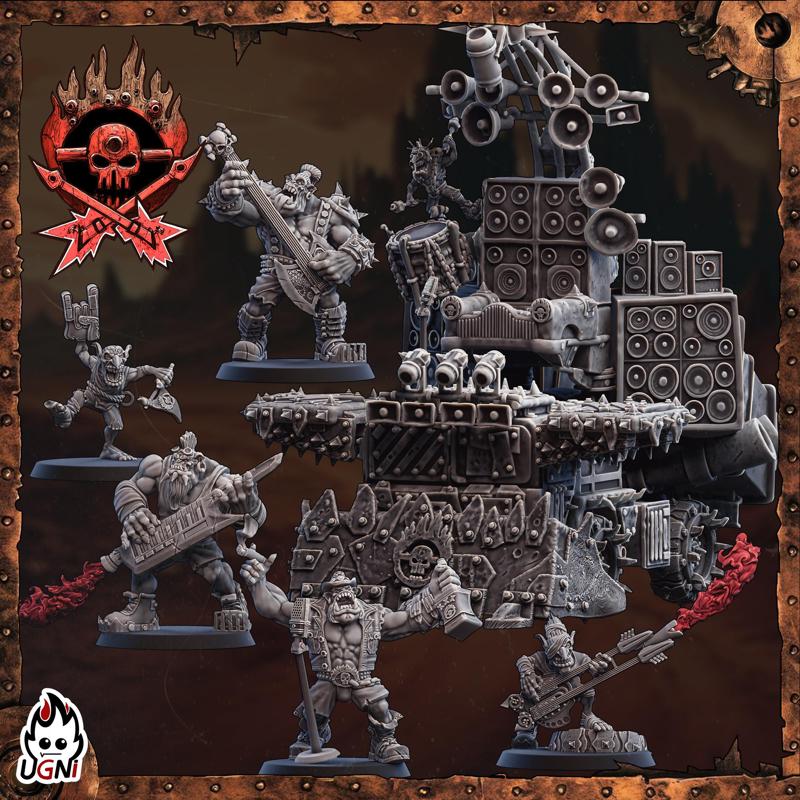 Fantasy Football - Orcs - Rock Band (Mad Max Style)