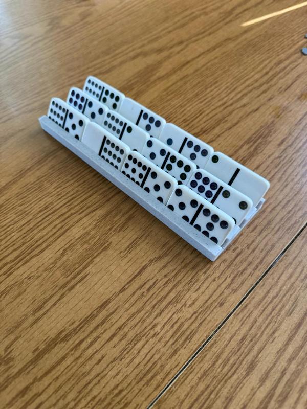 Mexican train stand for dominoes