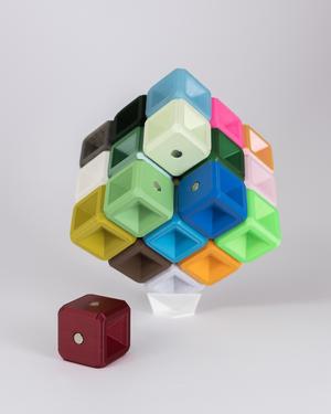 Force Field Puzzle 3x3 Solid Cube