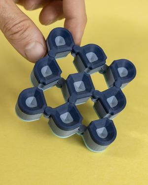 Auxetic Cubes // 18mm 3x3 SuperRound Tapered