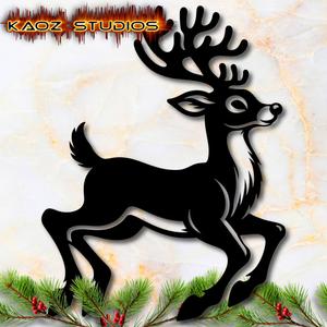 rudolph wall art reindeer wall decor christmas decoration