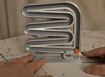 Print In Place - Smooth Marble Run - Fidget toy!