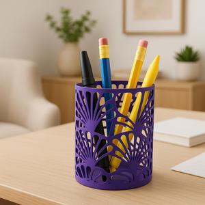 a cylindrical pen holder