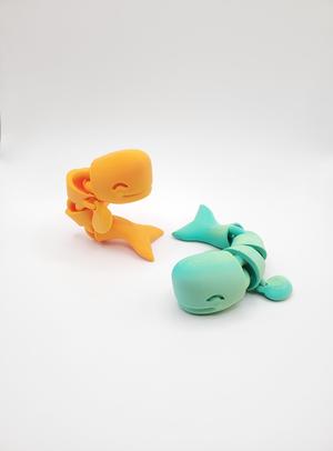 Flexi Articulated Stunt Whale - Does Awesome Poses!