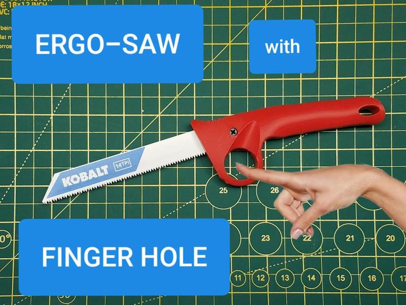 Ergo Saw with Finger Hole - (Recip Saw Blade)