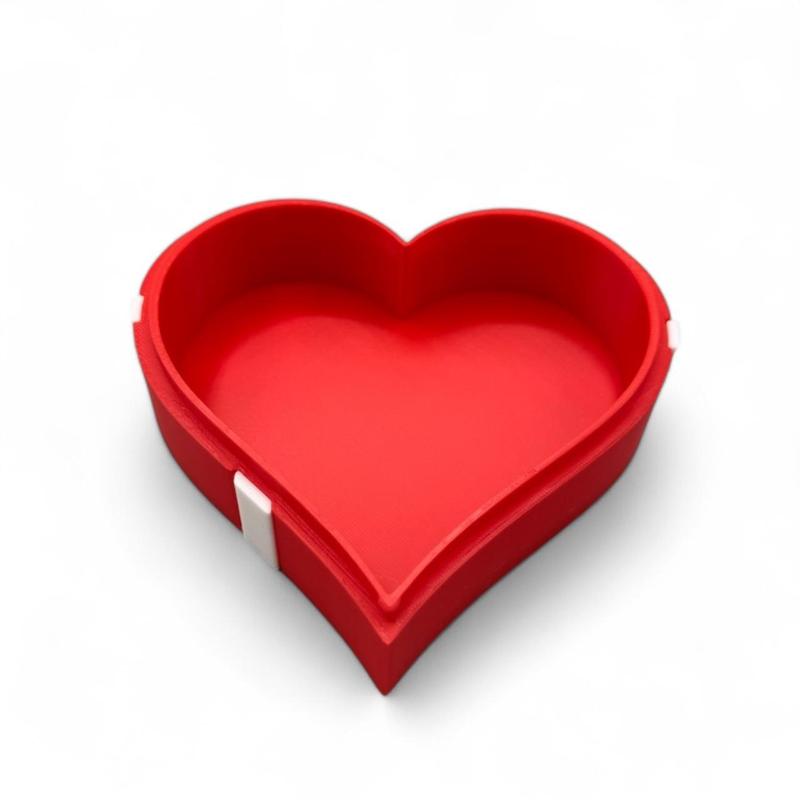 Snap-On Heart Gift Box V2 - Snap Lid
