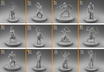 Native American 3D Model Collection