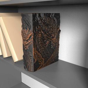Dragon Book Nook & Ends STL File | Organizer Box for Bookworms | Fantasy decor, Bookish Nerd Gifts Storage