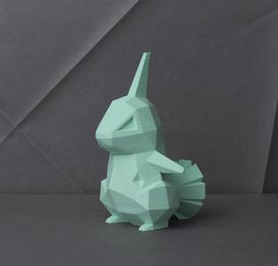Larvitar Low Poly
