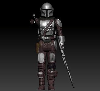Star Wars THE MANDALORIAN action figure Kenner style. season 2