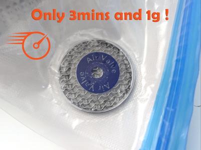 Smart suction ring for vacuum bag