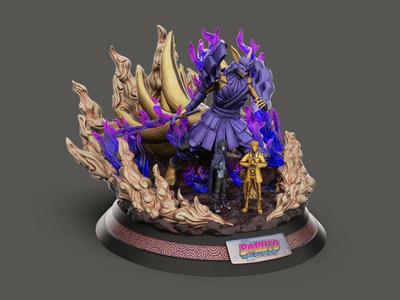 Kurama Susanoo Naruto Sasuke
