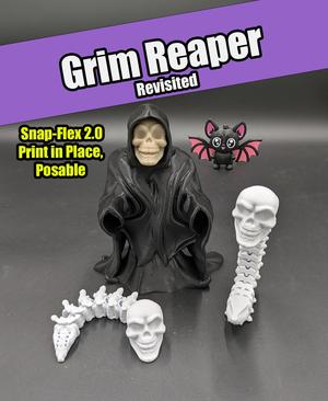 Grim Reaper, Slim Reaper Revisited – Articulated Snap-Flex Fidget Toy