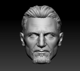 Ras Al Ghul Movie version – Headsculpt for Action Figures