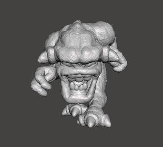 PINK DEMON CLASSIC MINIATURE MODEL FIGURE FANTASY SCIFI GAME RPG