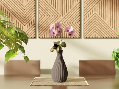 Spiral Orchid Vase – by Pepper